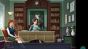 Summertime Saga: Cumming Hard In Tight Teen Pussy?