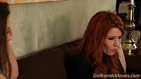 Gorgeous Teen Lesbians Lick And Finger Each Other