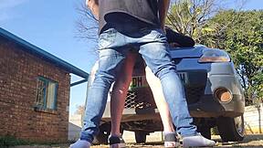 Stepdaughter drilled hard in her first car ride