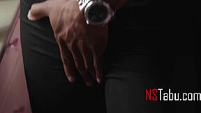 cute latina babysitter takes on client's big black cock while husband’s away