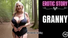 horny gilf enjoys steamy garden sex with granny lover