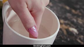 Haley Spades Caught Masturbating? Stepbro Fucks Her Hard!