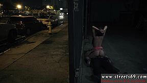 First time feet trample domination session with teen 18+ participants.