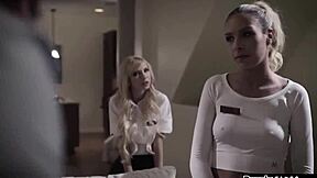 Teen BFFs Suck and Fuck Pickup Driver for Big Reward