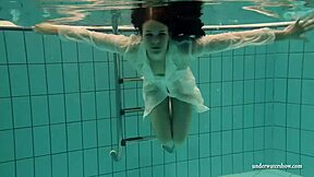 hungarian teen petra gets nude in pool for me