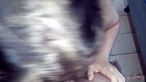 Bootylicious amateur girlfriend sucks boyfriend's cock in pov view