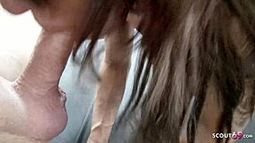 Cherry, you gonna cum in my mouth during rough amateur sex?