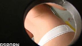 Jasmina Jolie GETS FOOTJOB at Texas GLORY HOLE