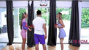 Anya Olsen and Mackenzie Mace in Wild Freeuse Nuts Threesome!