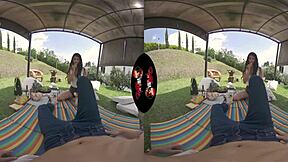 Vrlatina Com Features Sexy Cute Latina Teen 18+ With Big Tits And Sexy Nipples In 5k Vr