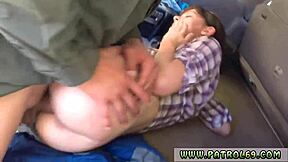 Tattooed Brunette Teen Squirt With Dildo In Mirror