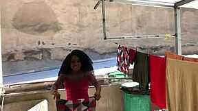 Fucking in laundry daylight 😈