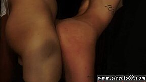 this petite tattooed teen got punished with a strap on in the shower, bound and dominated