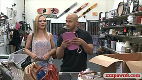 Tight Amateur Blonde Babe Drilled Hard by Pawn Keeper