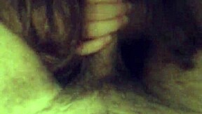 Blindfolded Girlfriend Gives Blowjob To Old Friend