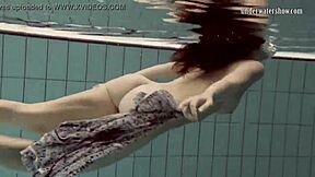 Loris Licicia swims naked underwater in super hot display! 🔥