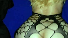 blonde babe with huge ass creams on bbc in sexy lingerie pov scene.
