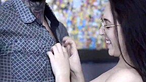 lis gets cum in mouth