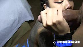 Petite Asian Kimberly Chi bangs Puerto Rock hard