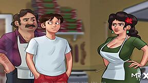 summertimesaga episode 1 scene 43 showcases the big mature mexican ass