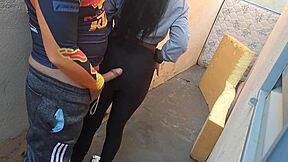 Look at this latina teen with big ass masturbating on the street, interracial cum fun!