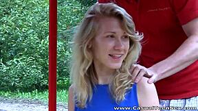 I just had to fuck this blonde teen 18+ Marina in a casual hardcore session.