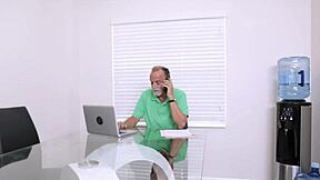 teen 18+ stepsister gets massage and masturbation from stepbro in sexy setting