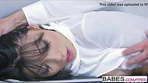 Petite Skinny Secretary Rina Ellis Gets Her Tight Pussy Filled With Cum At Work