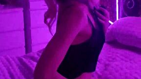 Beautiful Girl Feels Intense Pleasure As She Moves Erotically On The Bed With Her Ass And Pussy Exposed