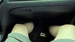 Wife Performs Public Car Handjob Blowjob Leading To Cumshot In Mouth