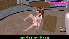Hey, check out this marathi audio sex story with an animated 3d teen 18+ girl masturbating on the floor using a carrot.