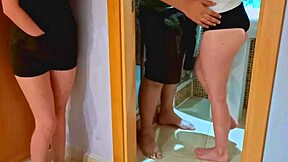 My boyfriend fucks my hot blonde friend in threesome