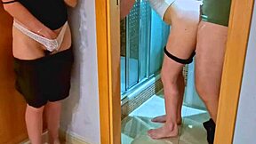 My boyfriend fucks my hot blonde friend in threesome