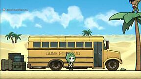 Part 1 tattooed teen with big breasts goes nude