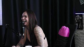 Beautiful Bahala Model in Sheer Red Lingerie Cums from Clitoral Stimulation Before Thick Cock Penetration