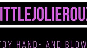 i test my big dildo on my pierced tits