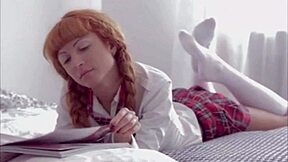 young couple shares intimate moments in private video