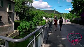 i watched clara and carolina try anal sex together, their sexy bodies in lingerie getting fucked