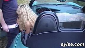 Talking about amateur lesbians getting busted by firemen in a public French car scene