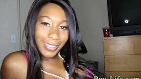 pounded ebony teen 18+ pov 😍