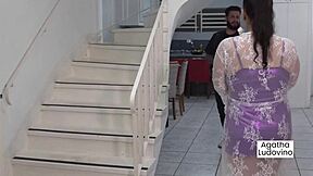 Policial Busts Party After Tip and Catches Two Novinhas in Hardcore Action