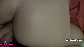 German teen gets banged hard from behind in homemade sextape