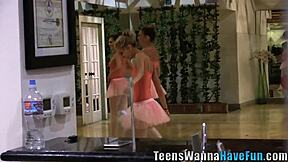 I love watching real ballerina teens eat out each other's pussies.