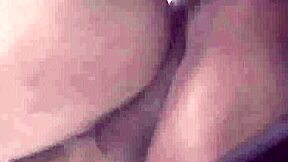 the teen 18+ slut feels intense pleasure getting spit roasted with a big cock