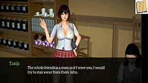 My New Family Game with Redhead Teen and Big Tits