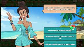 Redhead explores ranch fantasy in nutaku booty farm hentai game part 19