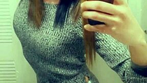 pretty tranny teases cock pov 😜