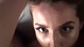 teen wife gets face fucked by huge cock for messy facial