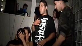 Petite lesbo coeds, are you ready to lick pussy at this wild college party?