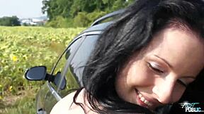 first PUBLIC fuck EVER for black hair nympho